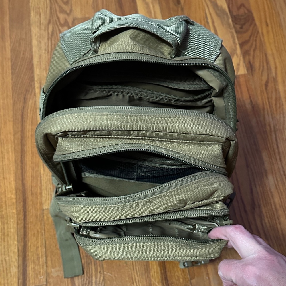 Tactical Tan Backpack - Picture 5 of 5